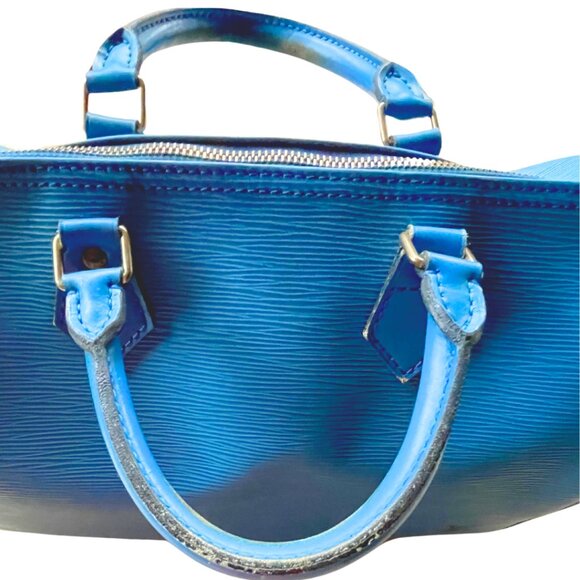 Louis Vuitton Speedy 30 Epi Toledo Blue Vintage 💙Host Pick!💙 - Picture 7 of 16